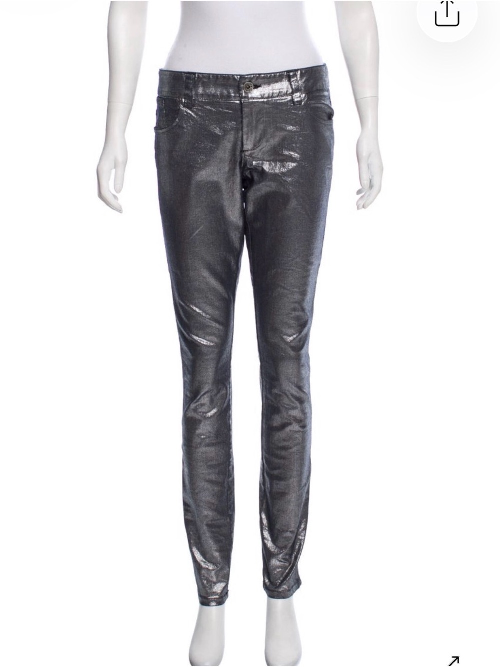 Alice + Olivia
Metallic Skinny Jeans
Size: S| US 4